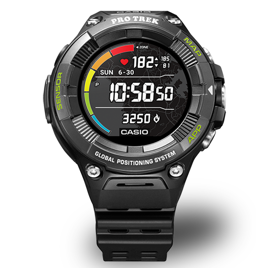Orologio Casio Pro Trek WSD-F21HR-BK Smartwatch cardio da polso-2b Gioielli
