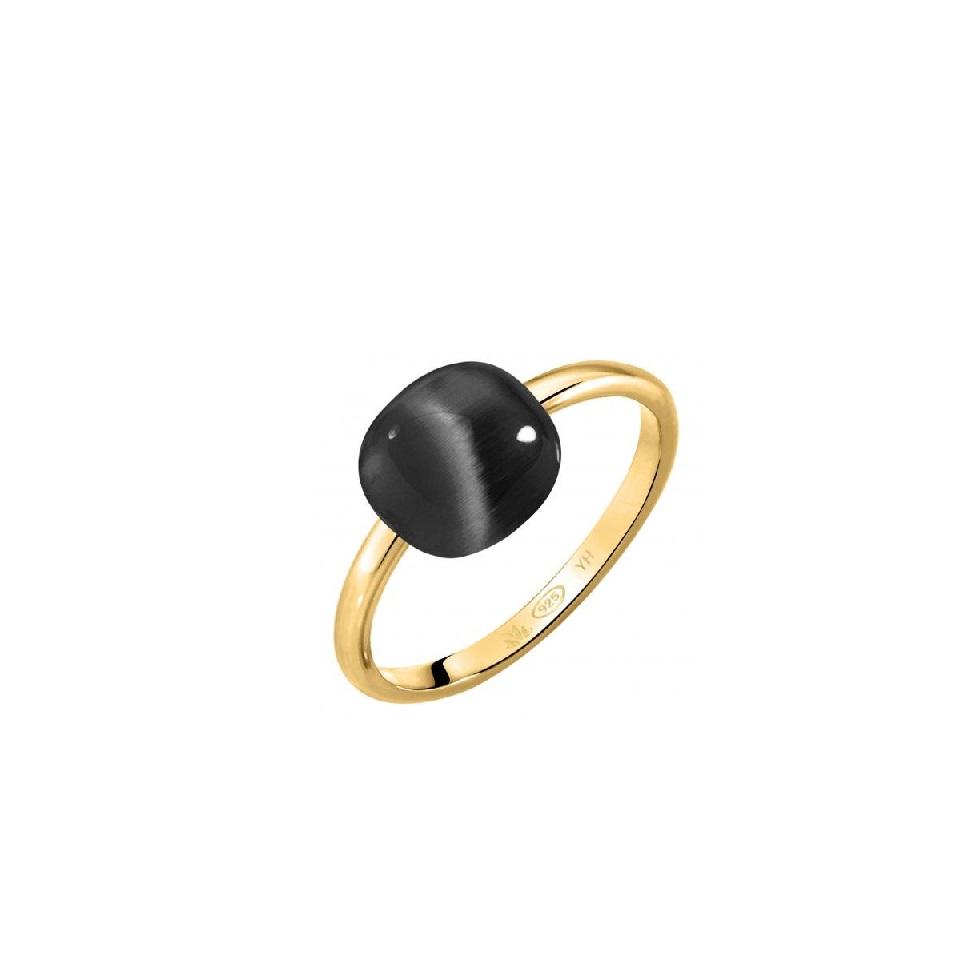 Anello Morellato Gemma SAKK104 donna nero in argento-2b Gioielli