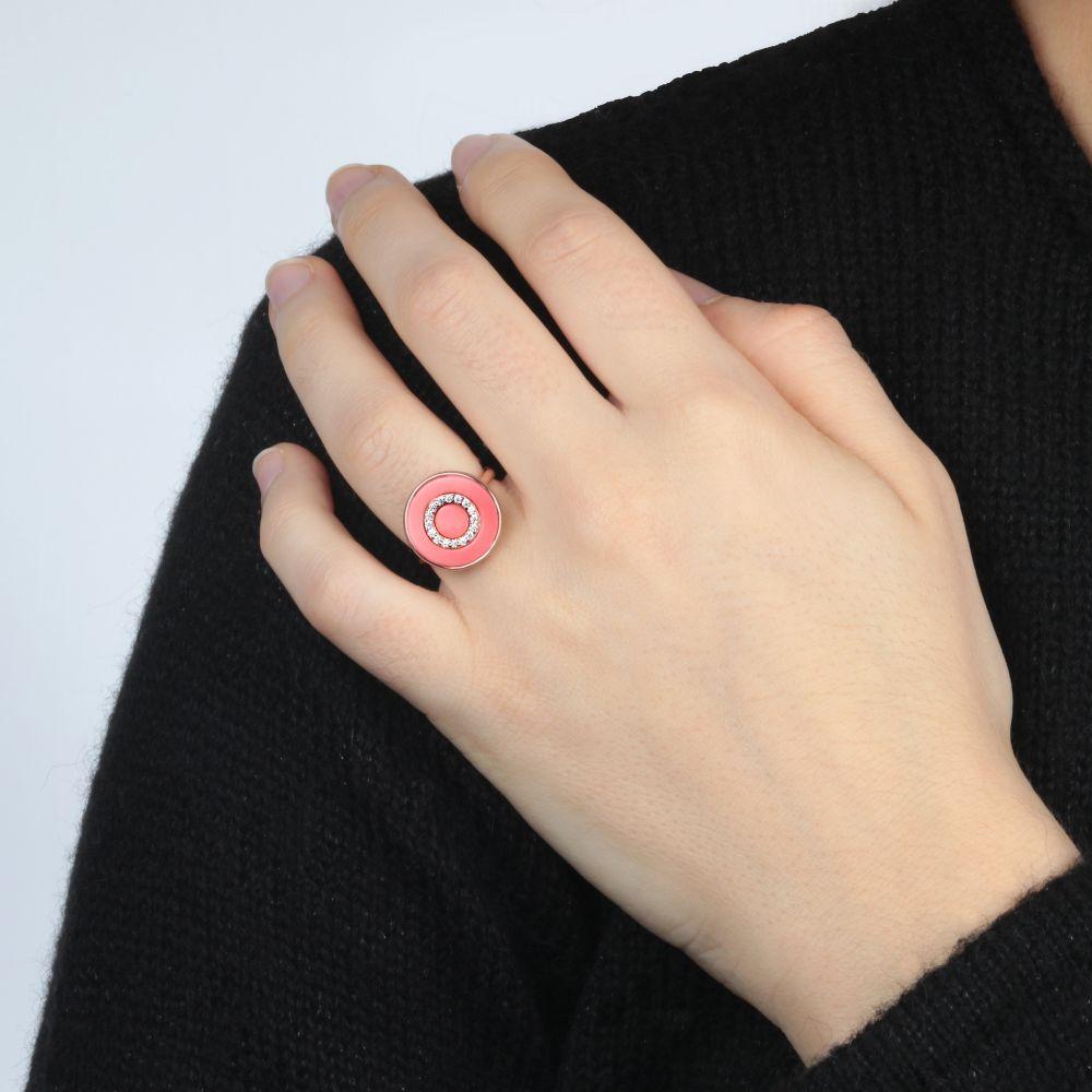 Anello Morellato Perfetta SALX18 16 donna corallo in argento-2b Gioielli