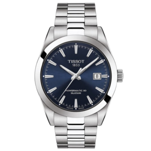 Orologio Tissot Gentleman PowerMatic 80 Silicium T127.407.11.041.00 uomo 40mm-2b Gioielli