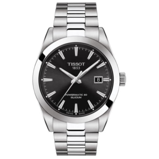 Orologio Tissot Gentleman PowerMatic 80 Silicium T127.407.11.051.00 uomo 40mm-2b Gioielli