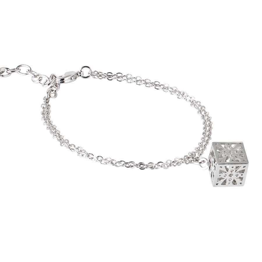 Bracciale Boccadamo Cubotti donna doppio filo-2b Gioielli