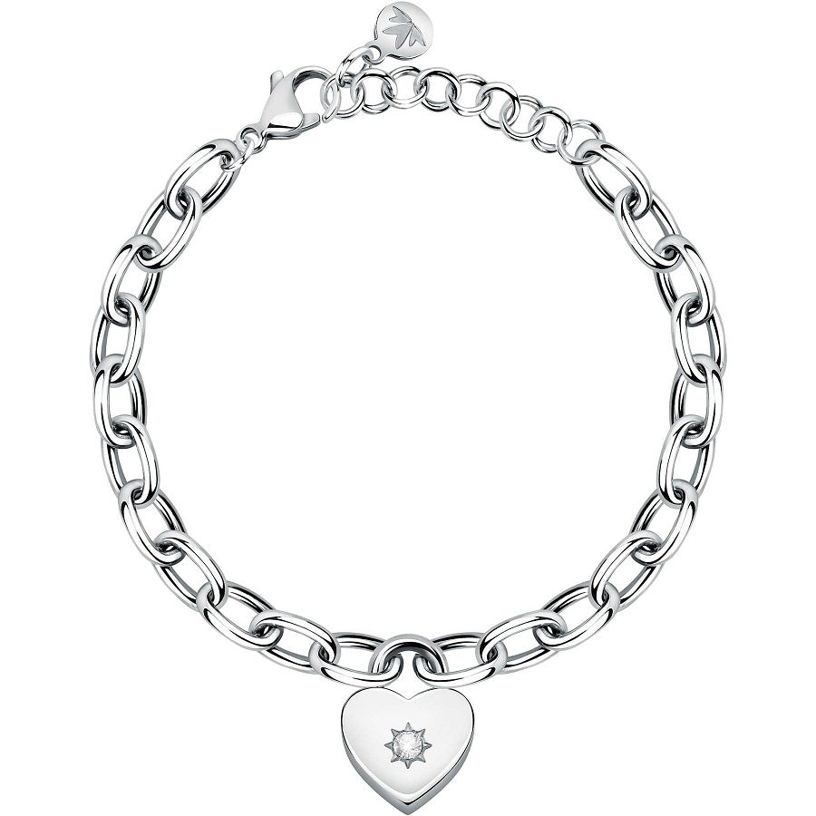 Bracciale Morellato Abbraccio SAUB11 cuore lucchetto-2b Gioielli