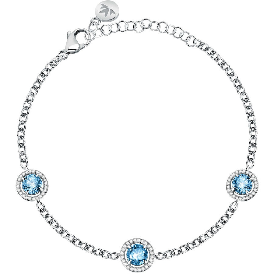 Bracciale Morellato Tesori SAIW96 argento acquamarina-2b Gioielli