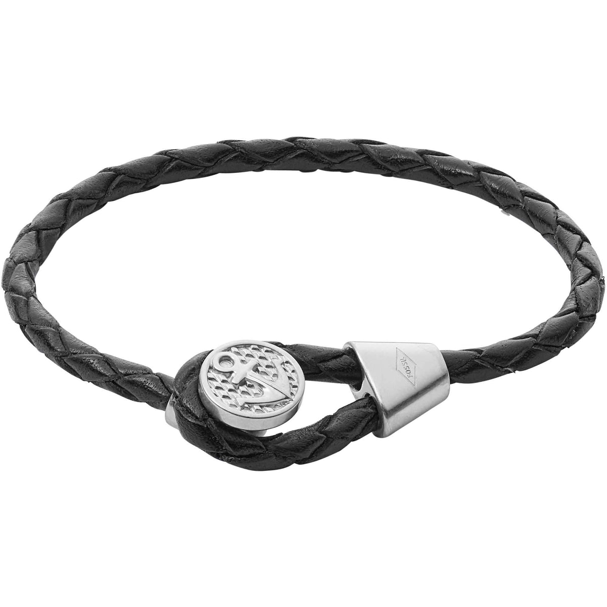 Bracciale Fossil F02622040 uomo pelle-2b Gioielli
