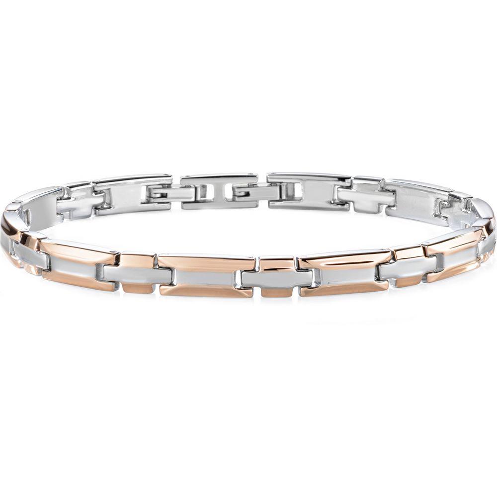 Bracciale Morellato Cross SKR38 uomo pvd oro rosa-2b Gioielli
