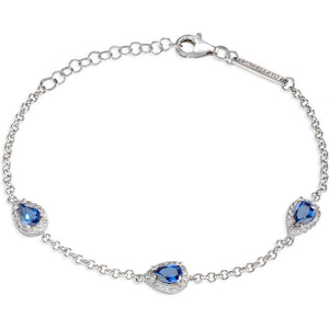 Bracciale Morellato Tesori SAIW11 argento pietre blu-2b Gioielli