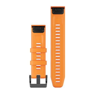 Cinturino Garmin Fenix 5 Fenix 5 Plus originale 22mm in silicone arancione-2b Gioielli