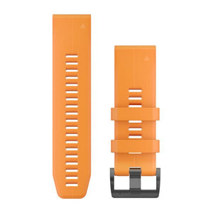 Cinturino Garmin Fenix 5X Fenix 5X Plus originale 26mm in silicone arancione-2b Gioielli