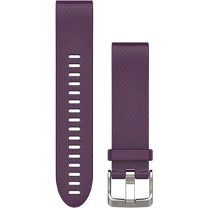 Cinturino Garmin originale per Fenix 5S in silicone viola 20mm-2b Gioielli