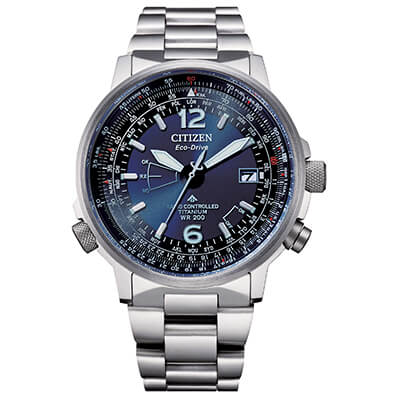 Citizen Radio Controlled CB0230-81L Pilot Super Titanium Watch