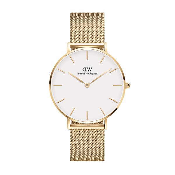 Orologio DW Petite Evergold 36 mm bianco DW00100346-2b Gioielli