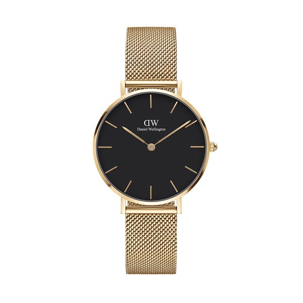 Orologio DW Petite Evergold 32 mm nero DW00100347-2b Gioielli