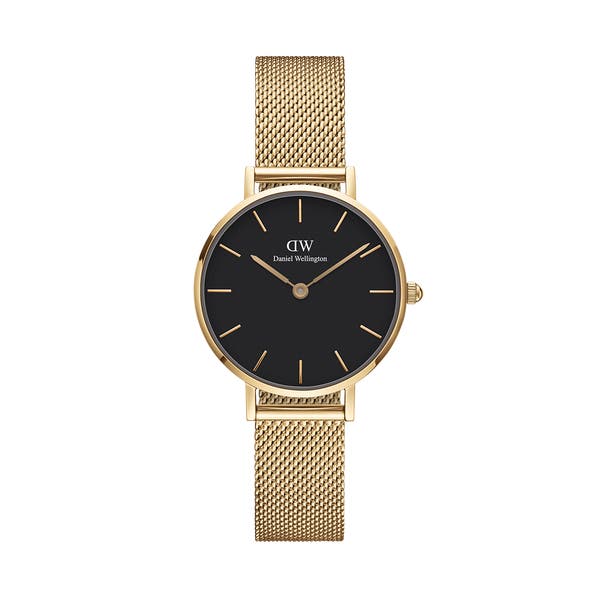 Orologio DW Petite Evergold 28 mm nero DW00100349-2b Gioielli