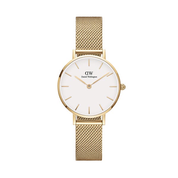 Orologio DW Petite Evergold 28 mm bianco DW00100350-2b Gioielli