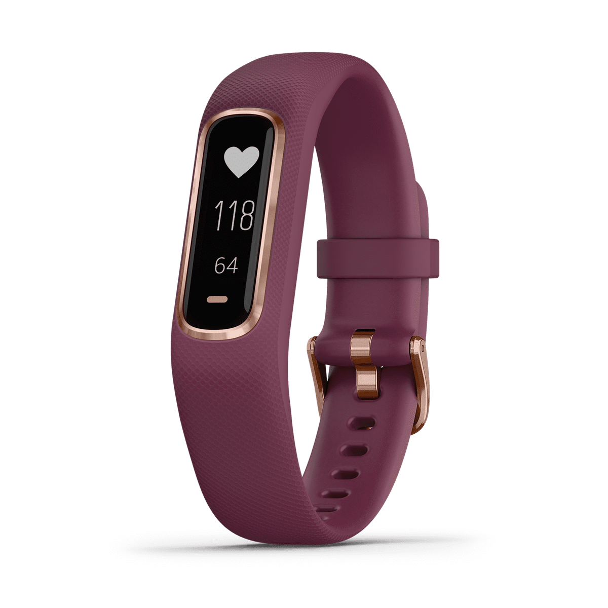 Orologio Garmin Vìvosmart 4 Fitness Band Cardio Pulse Ox Berry/Rose Gold 010-01995-01-2b Gioielli