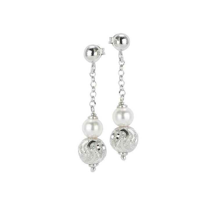 Orecchini Boccadamo Perle OR640 donna argento-2b Gioielli