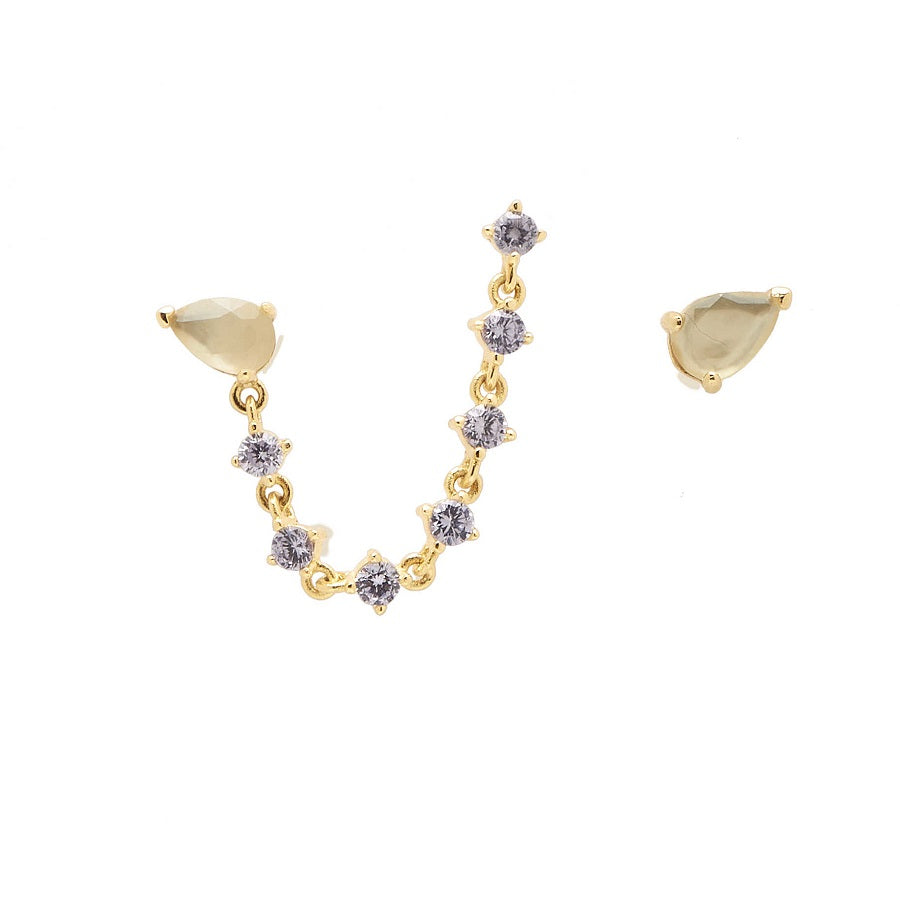 Orecchini PdPaola AR01-245-U Joanne Cavalier Collection argento placcato oro 18 Kt-2b Gioielli