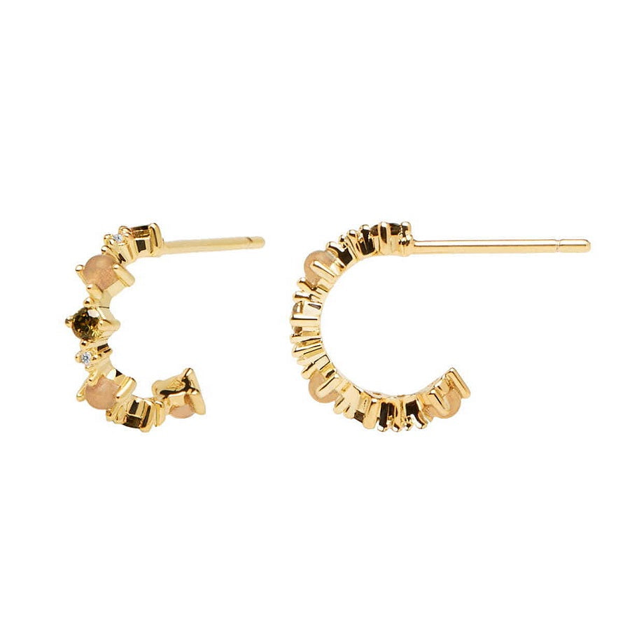 Orecchini PdPaola AR01-220-U Glory Atelier Collection argento placcato oro 18 Kt-2b Gioielli