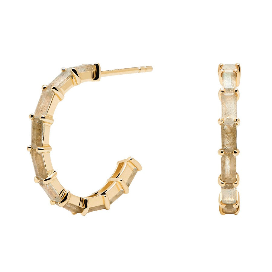 Orecchini PdPaola AR01-322-U Pistil Zaza Collection argento 925 placcato oro 18 K-2b Gioielli