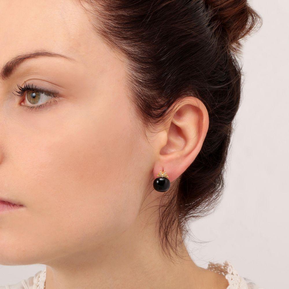 Orecchini Morellato Gemma SAKK106 donna nero argento-2b Gioielli