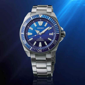 Orologio Seiko PROSPEX SAMURAI Save the Ocean automatico blu SRPC93K1-2b Gioielli