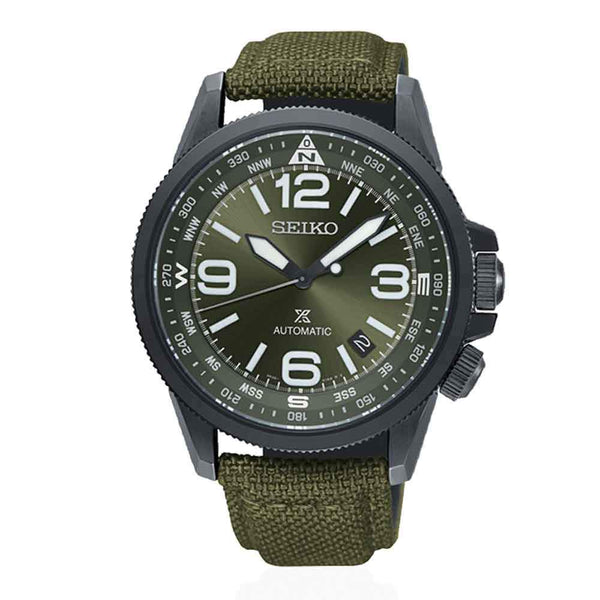 Seiko Prospex Terra SRPC33K1 green automatic compass watch