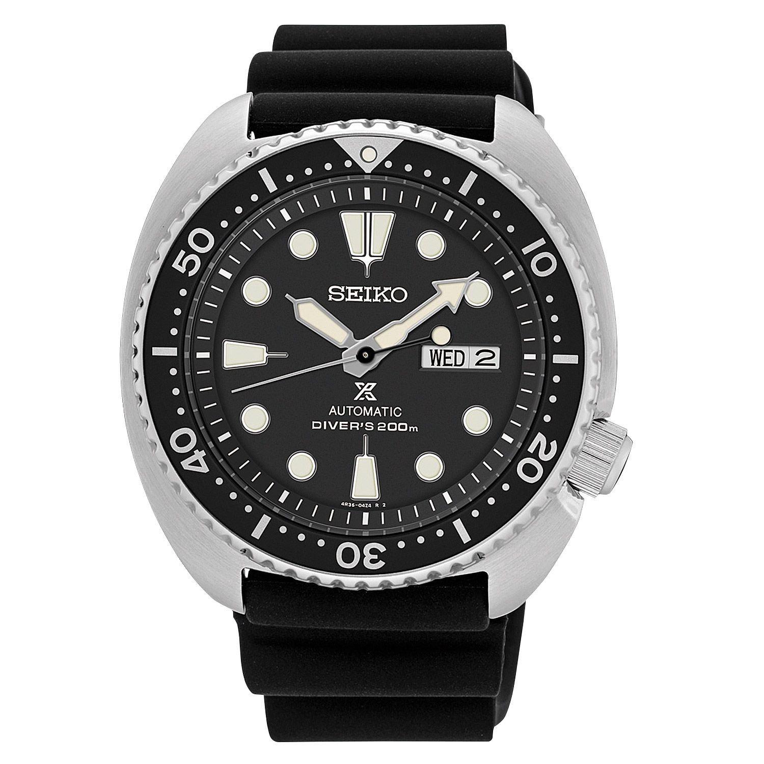 Seiko PROSPEX TURTLE professional diver watch automatic black SRP777K1