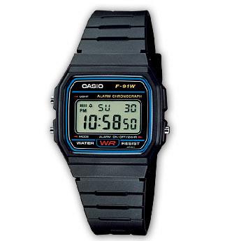Orologio Casio Collection F-91W-1YER unisex 33mm-2b Gioielli