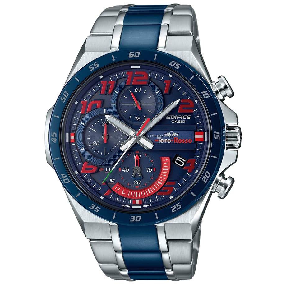 Orologio Casio Edifice EQS-920TR-2AER Toro Rosso Limited Edition cronografo solare-2b Gioielli