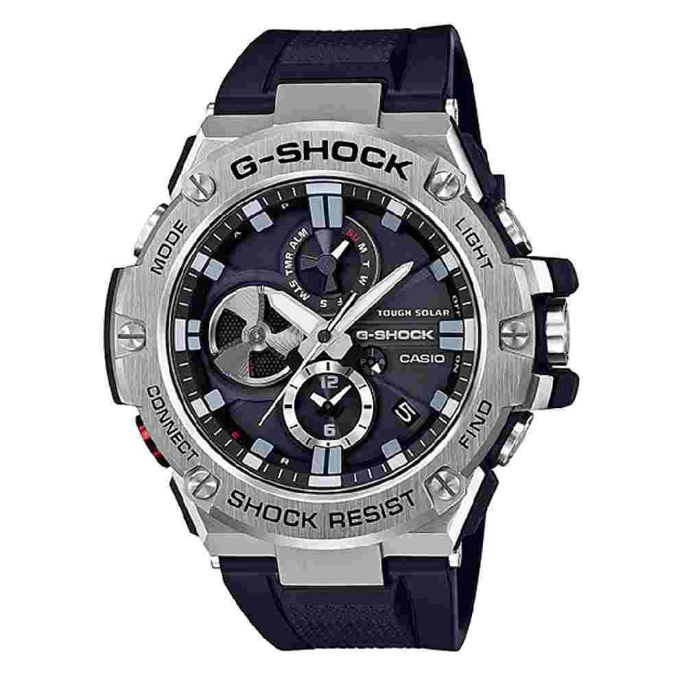 Orologio Casio G-Shock G-Steel GST-B100-1AER bluetooth solare 54mm-2b Gioielli