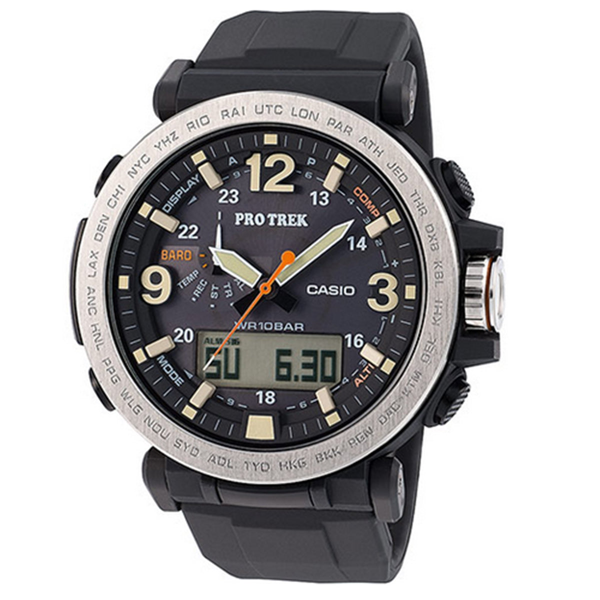 Orologio Casio Pro Trek PRG-600-1ER solare 52mm-2b Gioielli