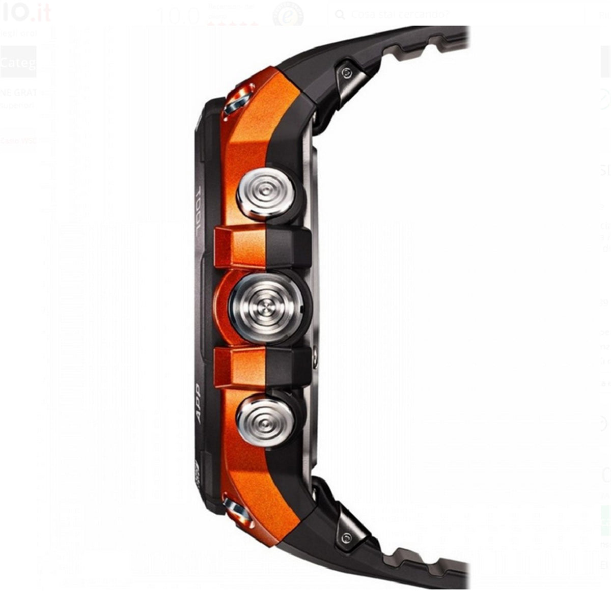 Orologio Casio Pro Trek WSD-F20-RG Smartwatch uomo arancio-2b Gioielli