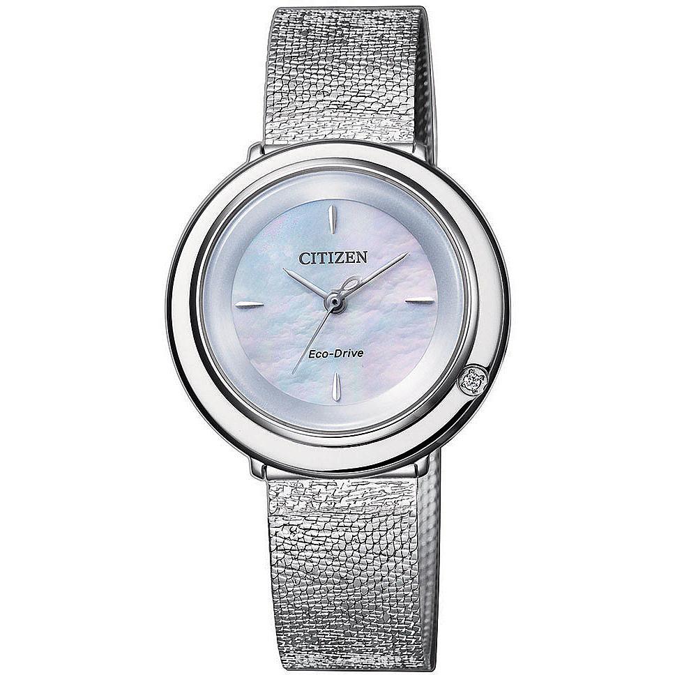 Orologio Citizen Collezione L Ambiluna 0640 EM0640-82D donna 32mm con diamante-2b Gioielli