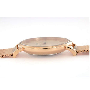 Orologio Cluse Minuit Mesh Rose Gold Champagne 33mm CL30051-B-2b Gioielli