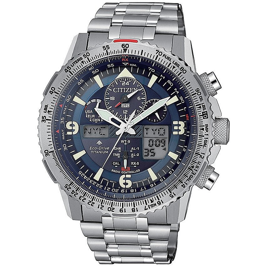 Citizen Radio Controlled JY8100-80L SkyHawk Super Titanium men's watch - 2b  Gioielli