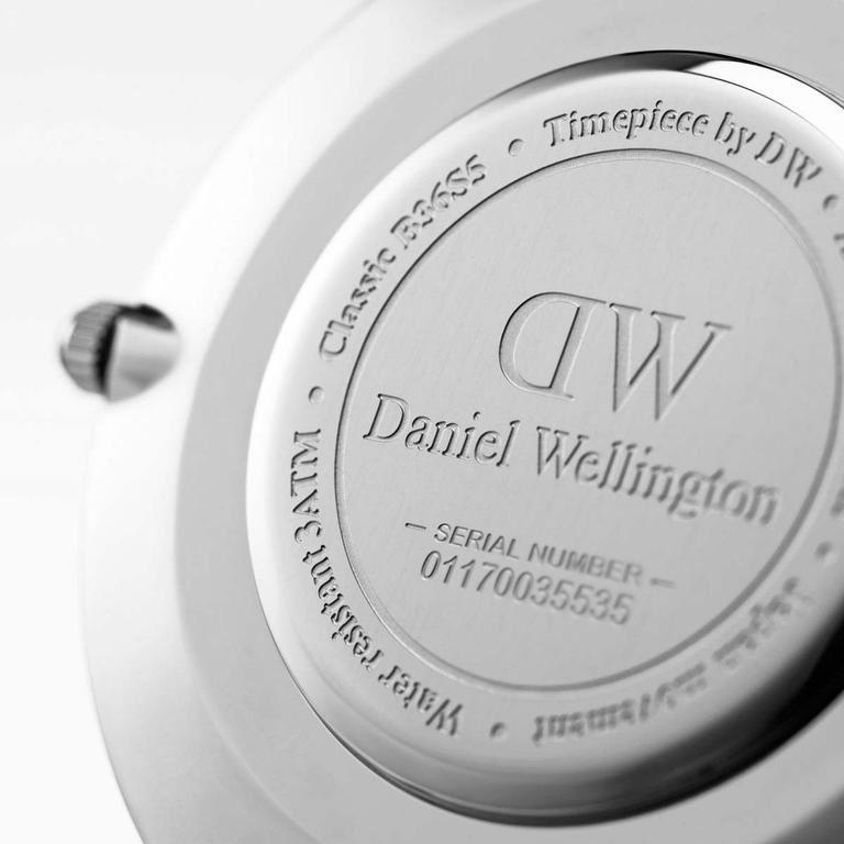 DW Classic Canterbury 36mm white silver watch DW00100051