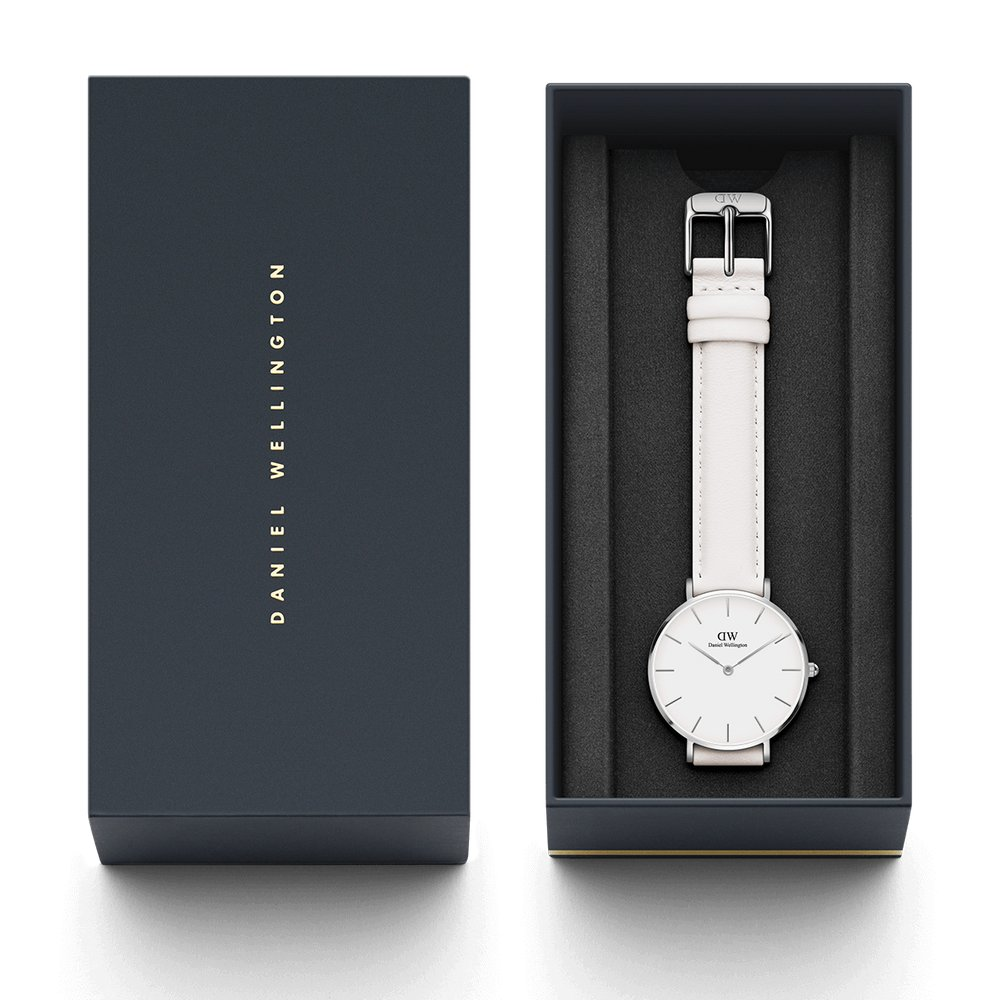 Daniel wellington classic hot sale petite white