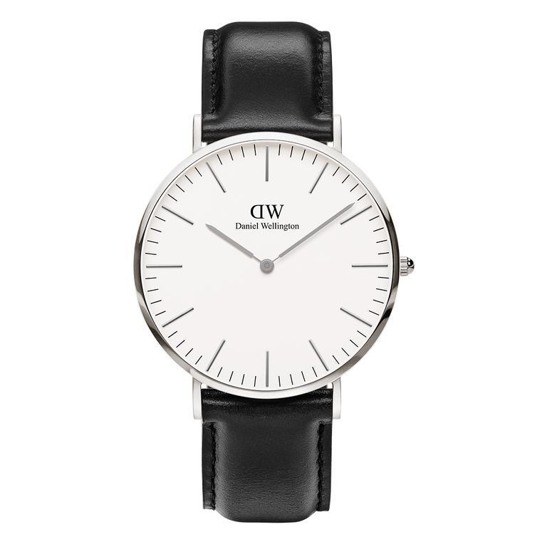 Orologio DW Classic Sheffield 40mm bianco silver DW00100020-2b Gioielli