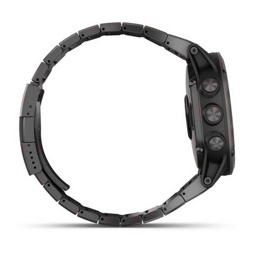 Orologio Garmin Fenix 5X Plus Sapphire Titanium DLC Carbon Gray 51mm 010-01989-05-2b Gioielli