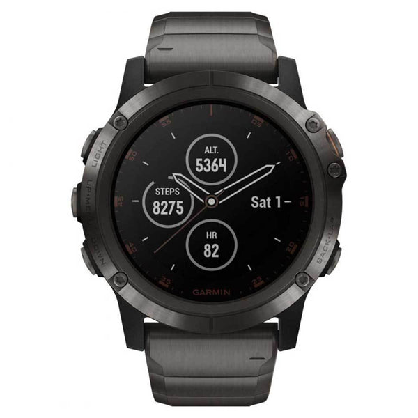 Orologio Garmin Fenix 5X Plus Sapphire Titanium DLC Carbon Gray
