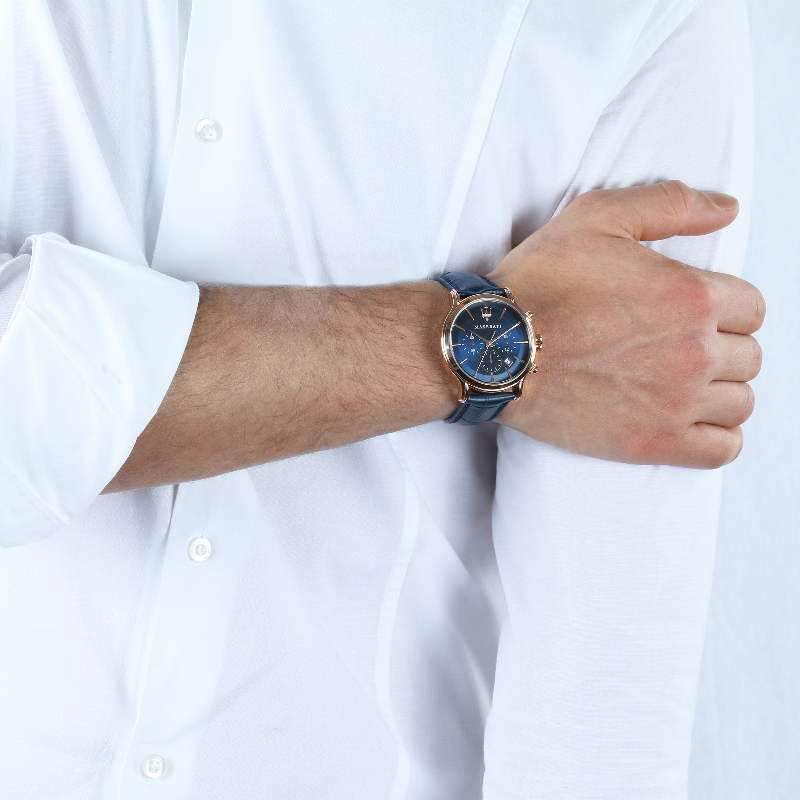 Orologio Maserati Epoca R8871618007 chrono uomo 42mm-2b Gioielli