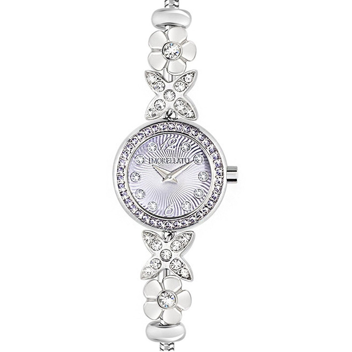 Orologio Morellato Drops R0153122519 donna 26mm lilla fiori-2b Gioielli