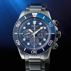 Orologio Seiko PROSPEX Save the Ocean cronografo solare SSC675P1-2b Gioielli