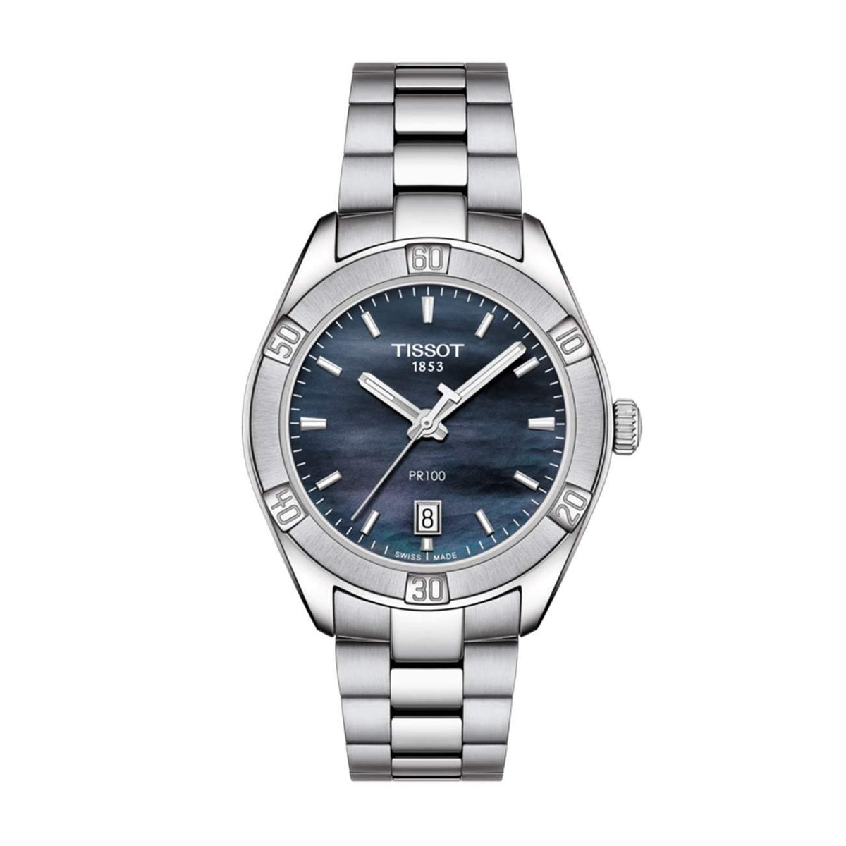 Orologio Tissot PR 100 Sport Chic T101.910.11.121.00 donna 36mm nero-2b Gioielli