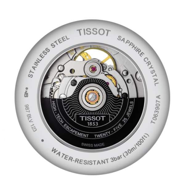 Tissot Tradition PowerMatic 80 Open Heart T063.907.16.058.00 men s 40m 2b Gioielli