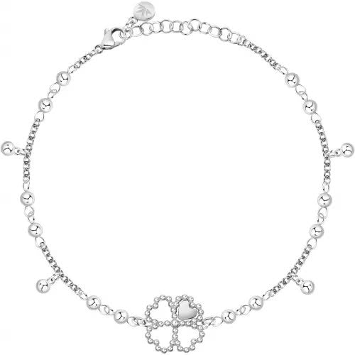 Cavigliera Morellato Dolcevita SAUA13 quadrifoglio-2b Gioielli