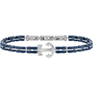 Bracciale Morellato Ceramic SACU11 uomo blu àncora-2b Gioielli