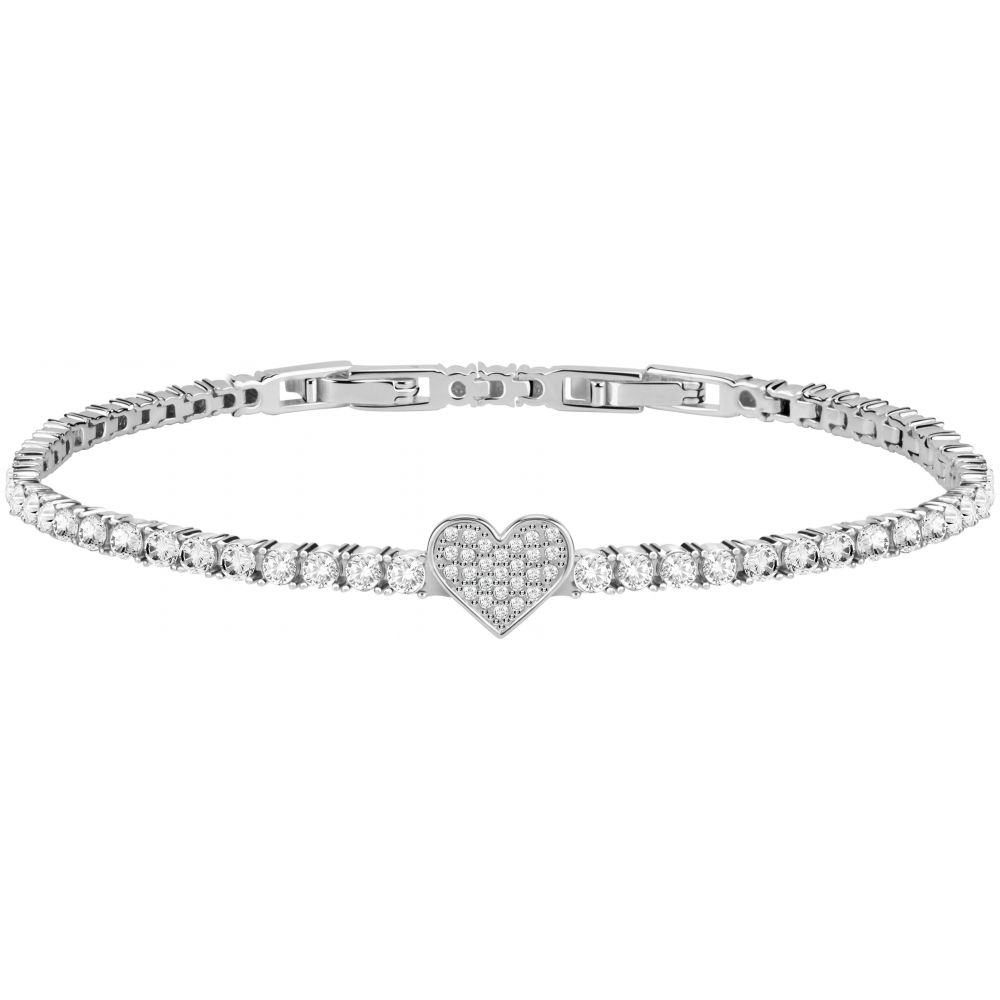 Bracciale Morellato Tesori SAIW85 donna tennis cuore argento-2b Gioielli