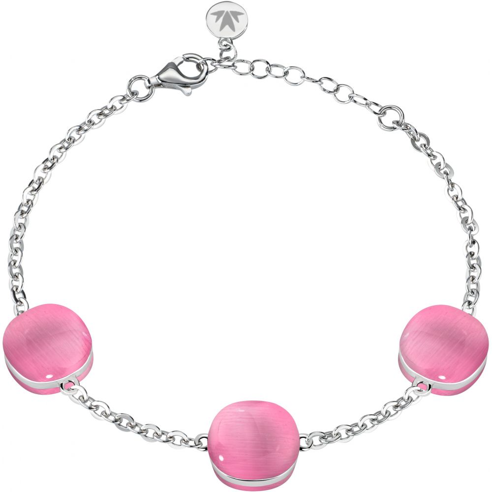 Bracciale Morellato Gemma SAKK65 donna rosa argento-2b Gioielli
